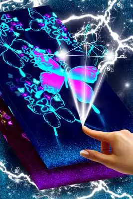 Play Cute Live Butterfly Wallpaper