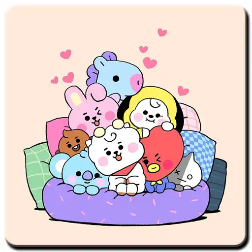 Play Cute Lol BT21 Wallpaper APK