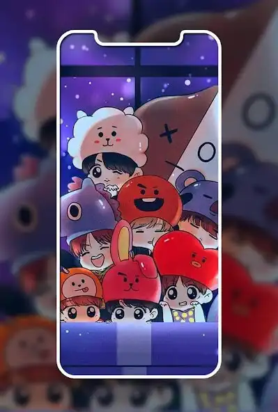 Play Cute Lol BT21 Wallpaper as an online game Cute Lol BT21 Wallpaper with UptoPlay