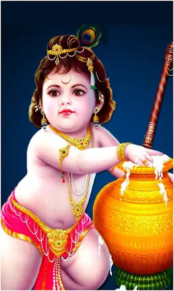 Play Cute Lord Balkrishna Wallpaper as an online game Cute Lord Balkrishna Wallpaper with UptoPlay
