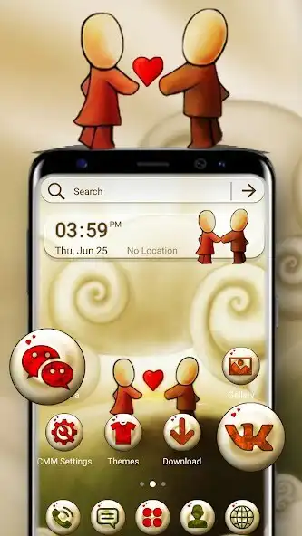 Play Cute Love Launcher Theme  and enjoy Cute Love Launcher Theme with UptoPlay