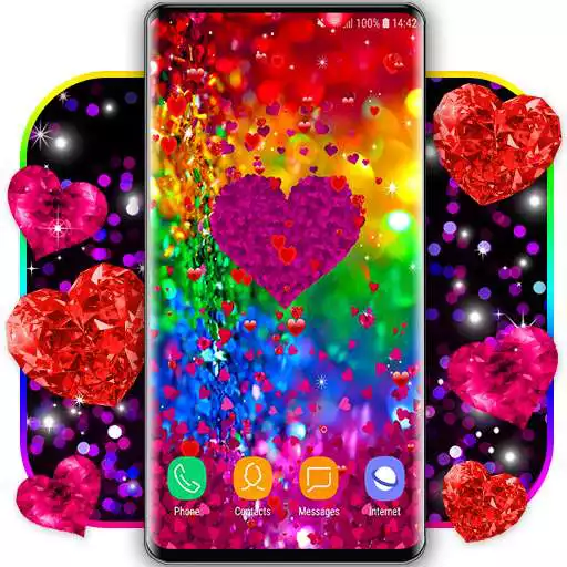 Free play online Cute Love Live Wallpaper APK