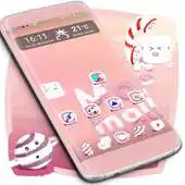 Free play online Cute Marshmallows Launcher APK