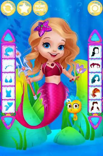 Play Cute Mermaid Dress Up