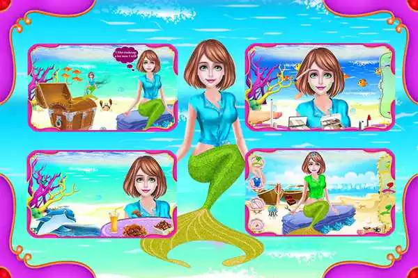 Play Cute Mermaid MakeUp Salon