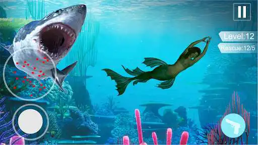 Play Cute Mermaid Rescue Underwater as an online game Cute Mermaid Rescue Underwater with UptoPlay
