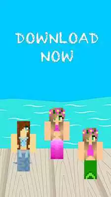 Play Cute Mermaid Skin For Minecraft PE