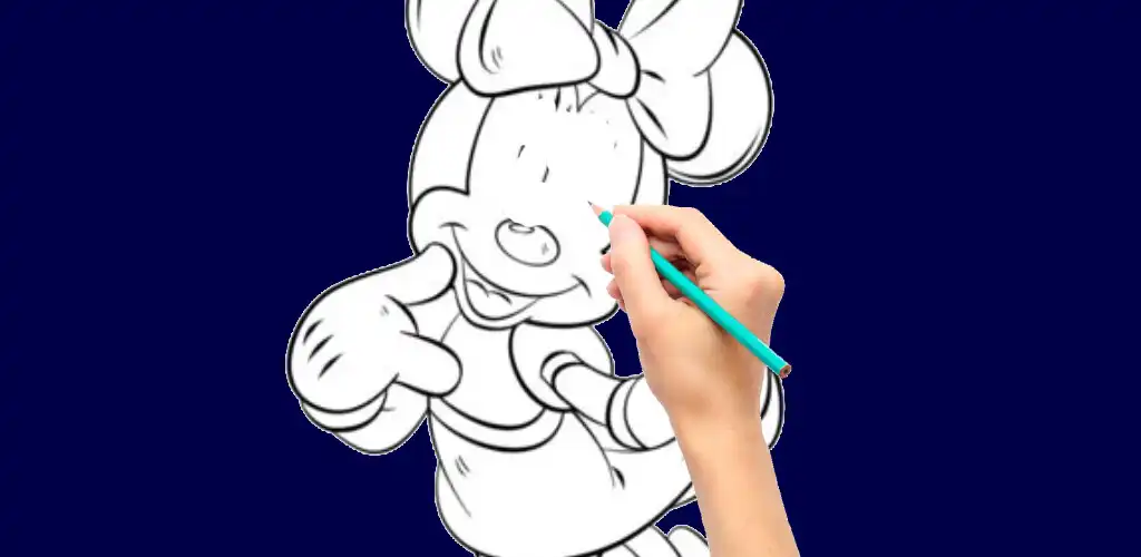 Play cute minni Coloring Book  and enjoy cute minni Coloring Book with UptoPlay