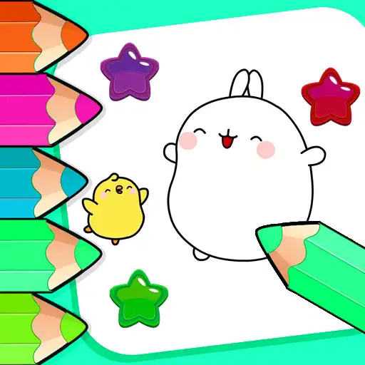 Play Cute Molang coloring book APK Play Cute Molang coloring book APK
