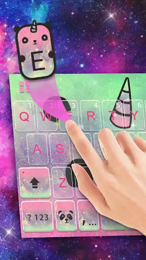 Play Cuteness Panda Keyboard Theme -  Cute Emojis,Gifs