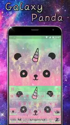 Play Cuteness Panda Keyboard Theme -  Cute Emojis,Gifs