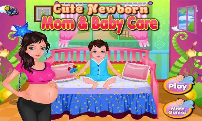 Play Cute New Baby and Mom Care