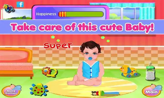 Play Cute New Baby and Mom Care