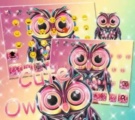 Play Cute Owl Keyboard Theme Play Cute Owl Keyboard Theme