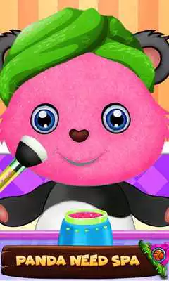 Play Cute Panda Cleanup Salon: Panda Wash  Makeup Spa