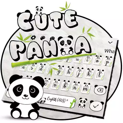 Free play online Cute Panda Keyboard  APK