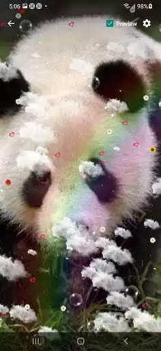 Play Cute Panda Live Wallpaper as an online game Cute Panda Live Wallpaper with UptoPlay