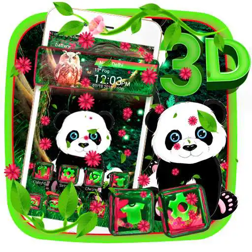 Run free android online Cute Panda Nature Glass Tech Theme APK Run free android online Cute Panda Nature Glass Tech Theme APK
