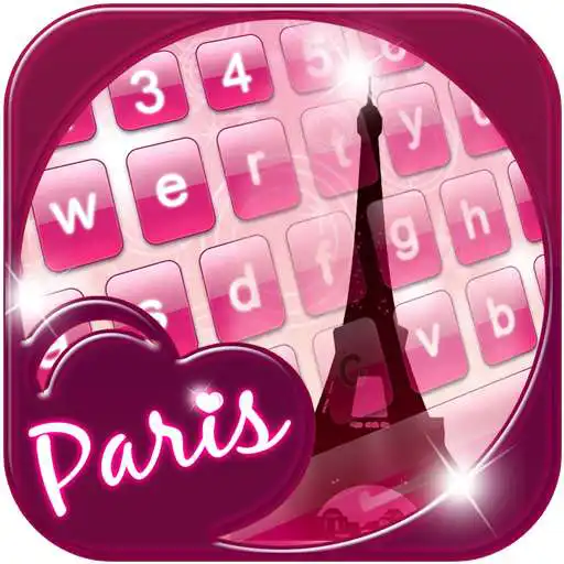 Free play online Cute Paris Keyboard for Girls APK