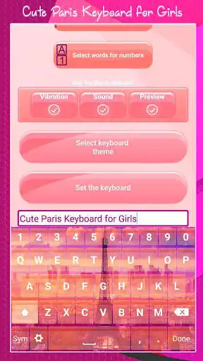 Play Cute Paris Keyboard for Girls