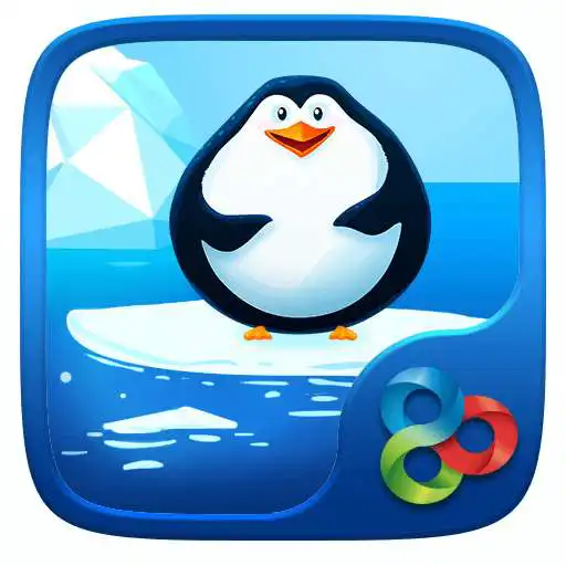 Free play online Cute Penguins. GO Launcher EX Theme  APK