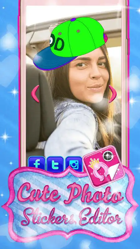 Play Cute Photo Stickers Editor