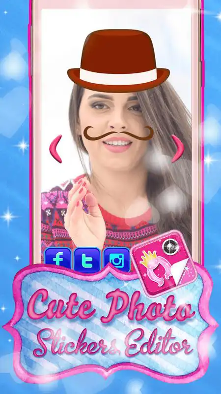 Play Cute Photo Stickers Editor