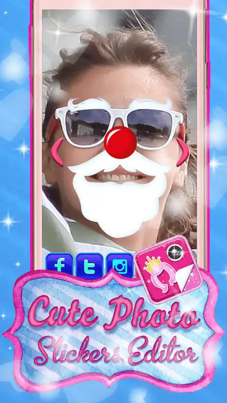 Play Cute Photo Stickers Editor