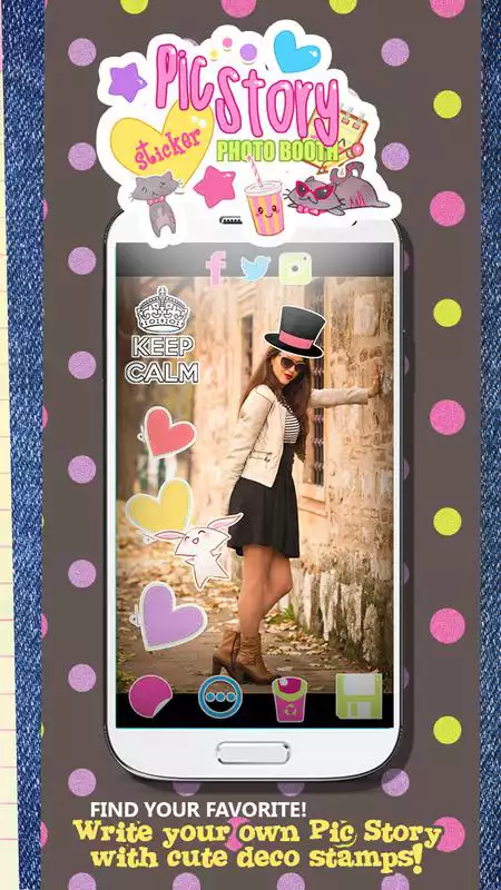 Play Cute Pic Sticker Photo Studio