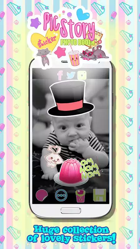 Play Cute Pic Sticker Photo Studio
