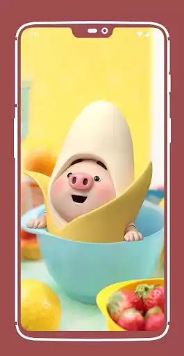 Play Cute Pig Wallpaper as an online game Cute Pig Wallpaper with UptoPlay