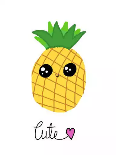 Play Cute Pineapple wallpaper  and enjoy Cute Pineapple wallpaper with UptoPlay