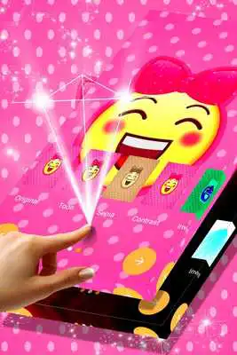 Play Cute Pink Emoji Wallpaper Pack