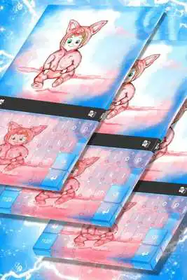 Play Cute Pink Keypad Theme