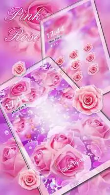 Play Cute Pink Romantic Rose Locker