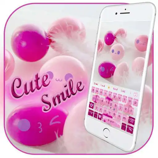 Free play online Cute Pink Smiles Keypad APK