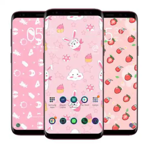 Play Cute Pink Wallpaper APK
