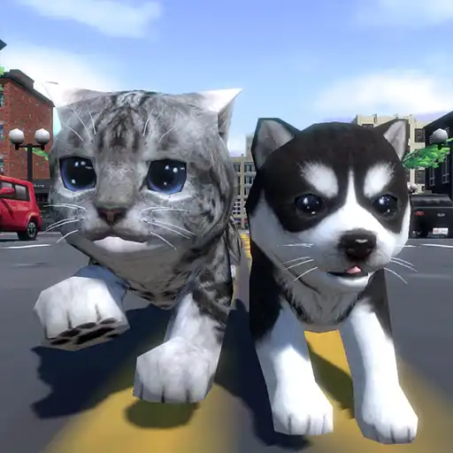 Run free android online Cute Pocket Cat And Puppy 3D APK