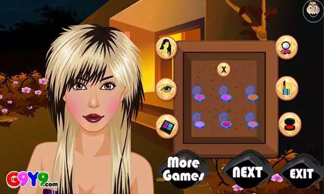 Play cute princess salon dress up