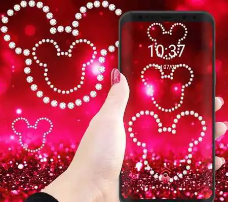 Play cute purple Kitty theme cute wallpaper