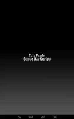 Play Cute Puzzle Super Car Series