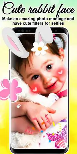 Play Cute Rabbit Photo Editor as an online game Cute Rabbit Photo Editor with UptoPlay