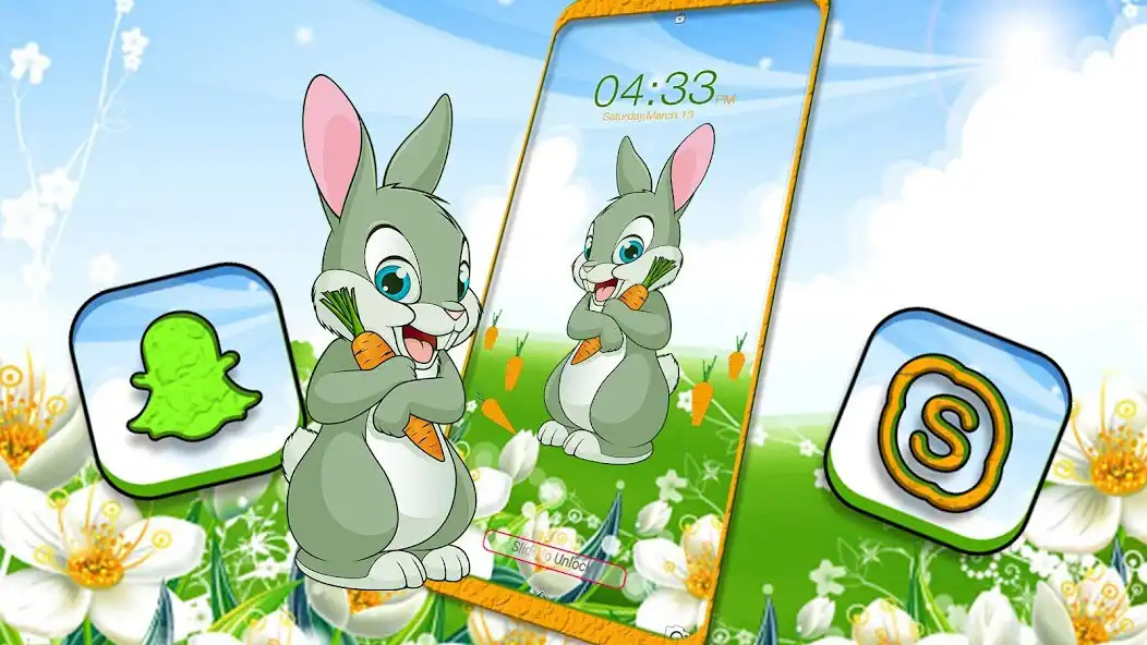 Play Cute Rabbit Theme as an online game Cute Rabbit Theme with UptoPlay