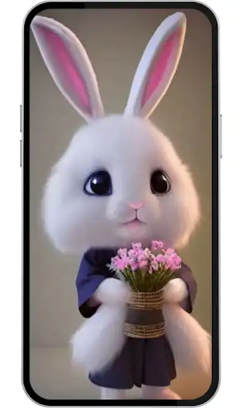 Play Cute Rabbit Wallpaper HD as an online game Cute Rabbit Wallpaper HD with UptoPlay