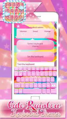 Play Cute Rainbow Keyboard Themes