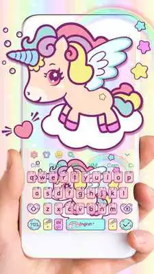 Play Cute Rainbow Unicorn Keyboard