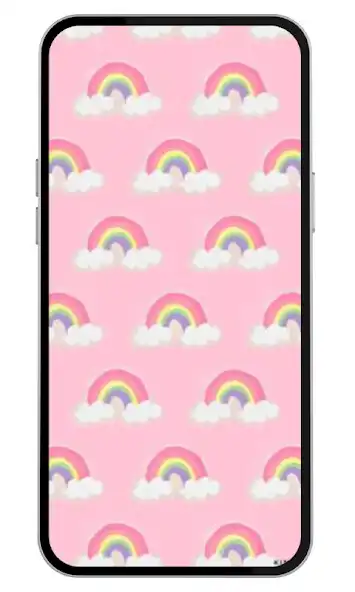 Play Cute Rainbow Wallpaper as an online game Cute Rainbow Wallpaper with UptoPlay