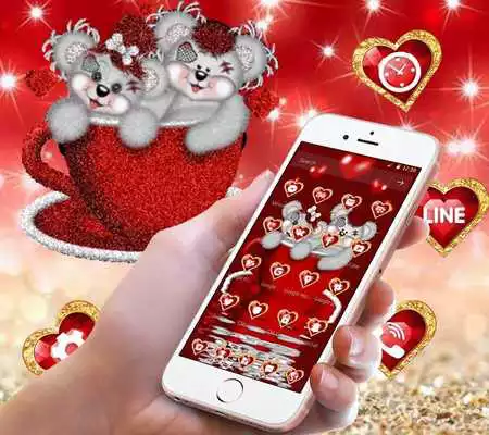Play Cute Red Cup Teddy Bear Theme