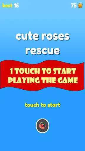 Play Cute Roses Rescue fast tap tap flappy fall games
