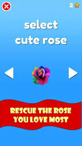Play Cute Roses Rescue fast tap tap flappy fall games